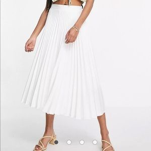 ASOS pleaded midi skirt